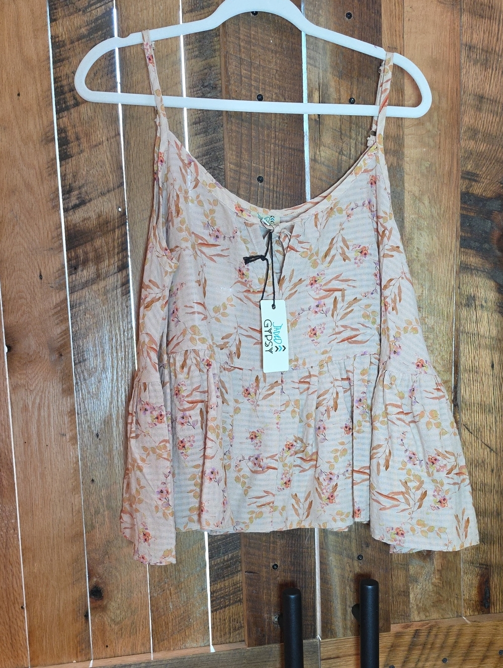 254p Jaded Gypsy Garden Breeze Floral Tank